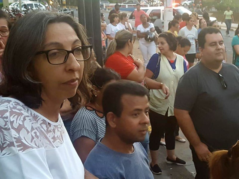Manifestação de servidores municipais