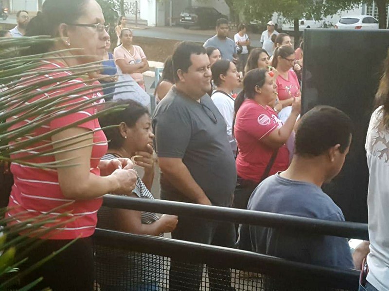 Manifestação de servidores municipais