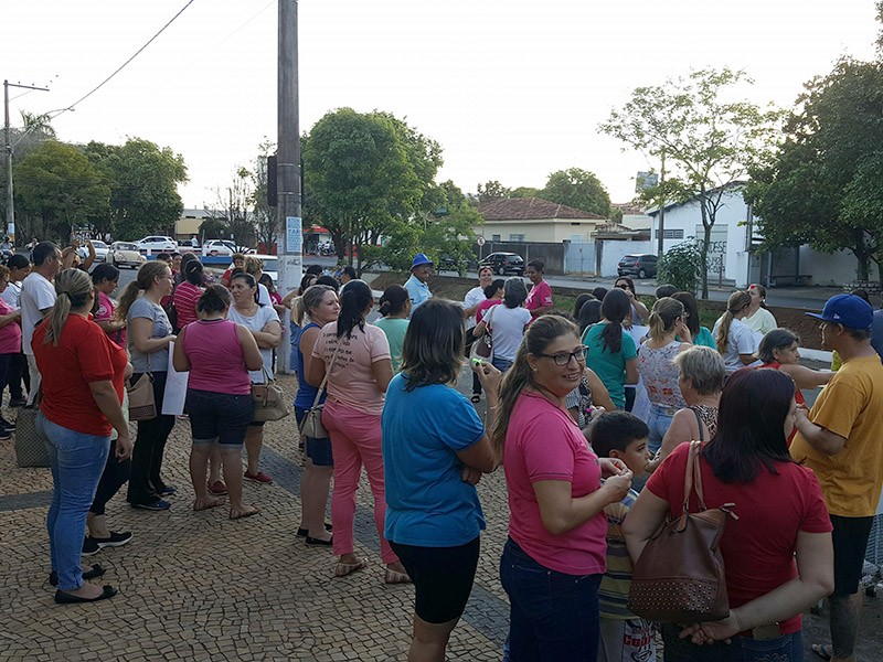 Manifestação de servidores municipais